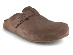 HAFLINGER Porto Leder Clogs greige taupe