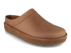 HAFLINGER Travel Classic Leder Clogs, taupe