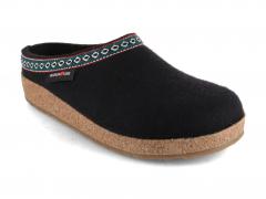 HAFLINGER Filzpantoffel Grizzly Franzl schwarz 