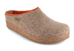 HAFLINGER Filzpantoffel Grizzly Kris torf 