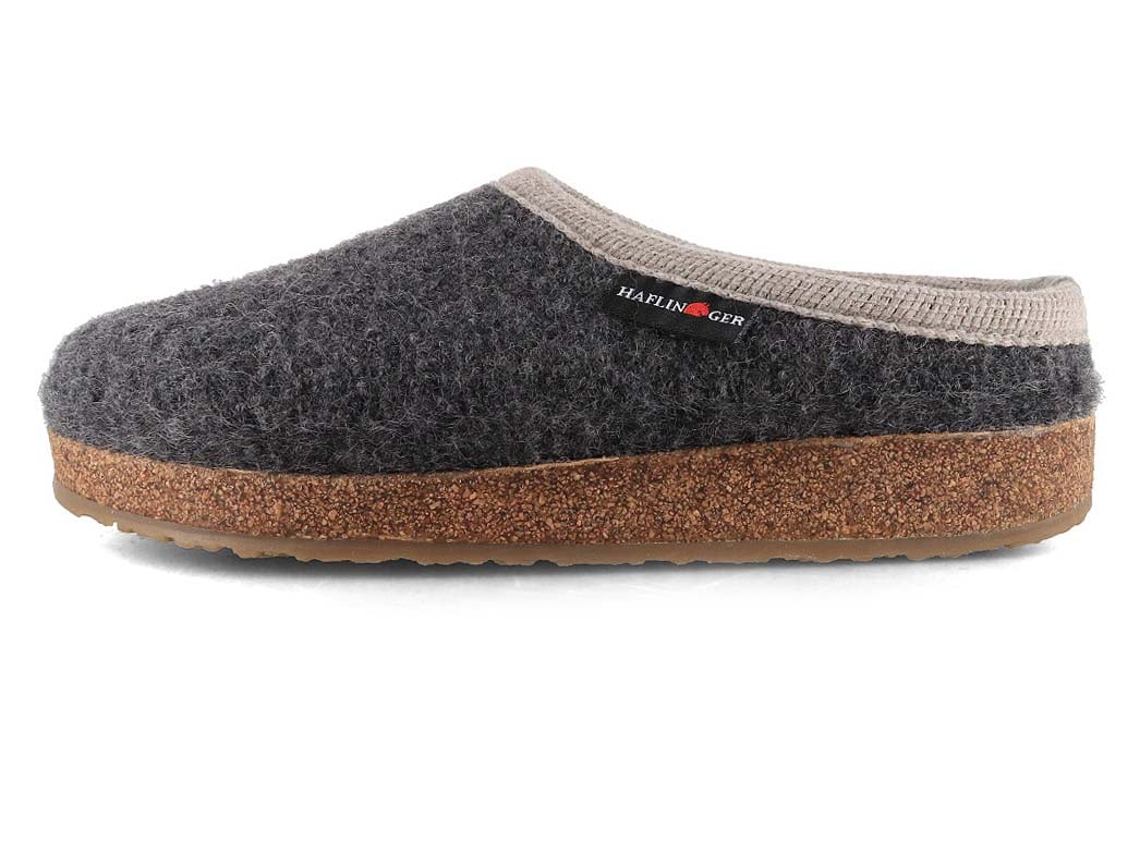 Haflinger pantoffels dames Grizzly Panda 721004, grootte:41 EU, kleur:Grijs