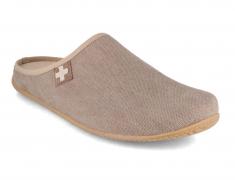 Living Kitzb�hel Pantoffeln mit Kreuz & Fu�bett, linen