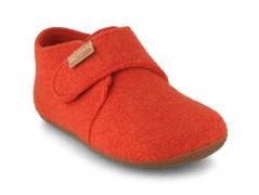 Living Kitzb�hel Filz Baby Klettschuh, clementine