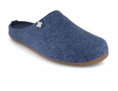Living Kitzb�hel Filzpantoffeln Gipfelkreuz, media blue
