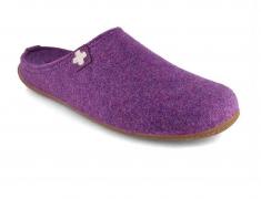 Living Kitzb�hel Filzpantoffeln Gipfelkreuz, purple