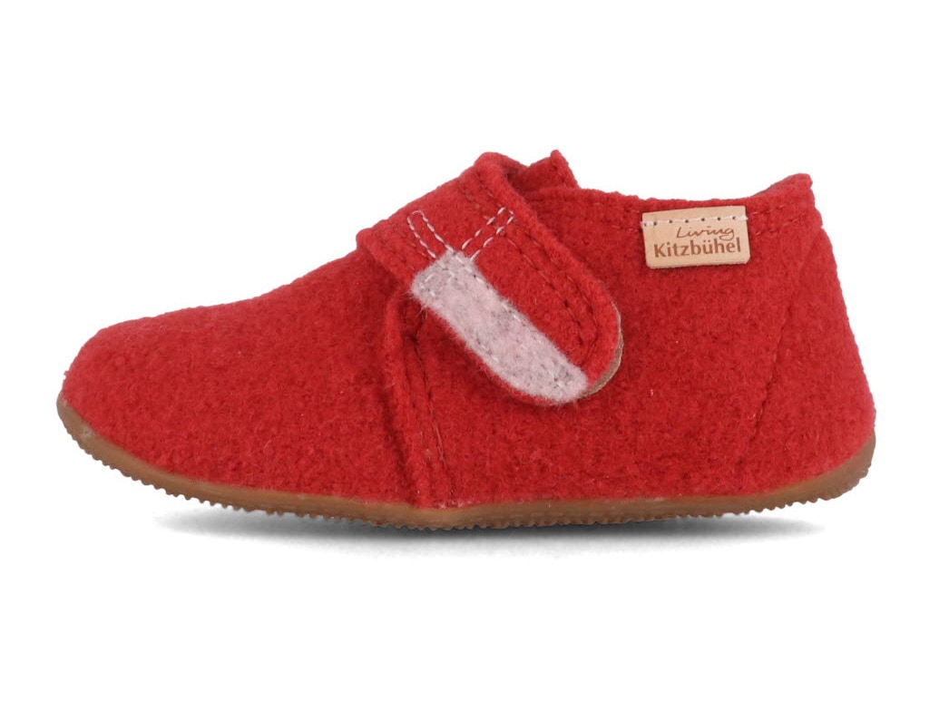 Living Kitzbühel Scarpe unisex per neonati, in feltro, tinta unita, naturale, 22 EU