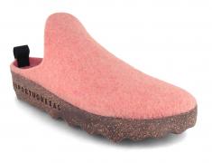 ASPORTUGUESAS Damen Filz Clogs Come, salmon