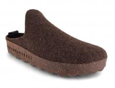 ASPORTUGUESAS Herren Filz Pantoffeln Come, dk. brown