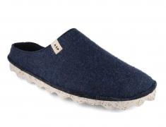 ASPORTUGUESAS Filz Pantoffeln Natura, blue