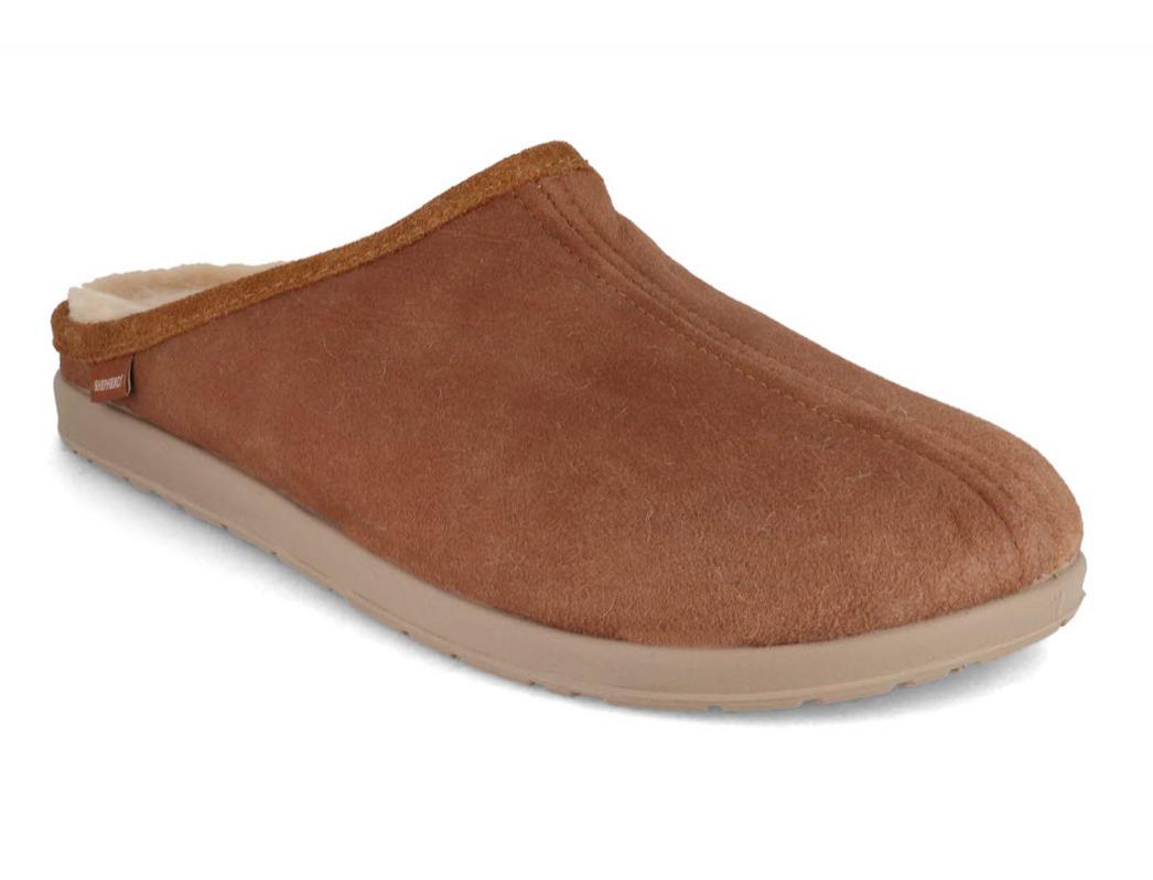 SHEPHERD Men Lambskin Slippers| Ludvig, Antique Cognac|