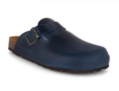 Tuffeln �Helgoland� Lederclogs, limnea blue 