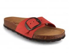 Tuffeln Damen Sandale �Fehmarn�, Terracotta-rot