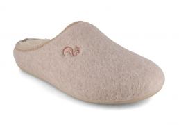 Thies Damen Hausschuhe Organic Slipper, beige