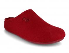 Thies Filzpantoffel f�r Damen aus PET, burdeos-granate