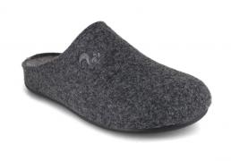Thies Filzpantoffeln Hausschuhe f�r Einlagen in grau