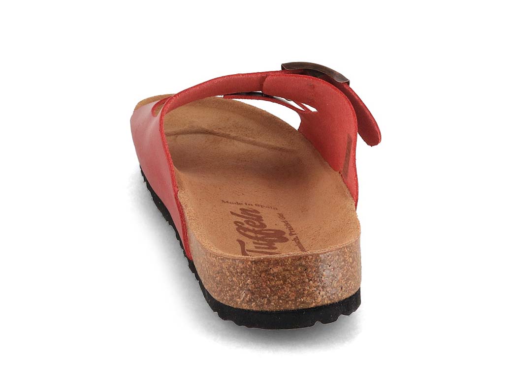 Spanische Sandalen Aus Echtleder - Pantoletten Mit Fußbett Für Damen