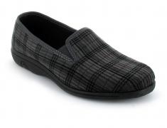 Varomed vital Herren-Slipper Roman, grau   
