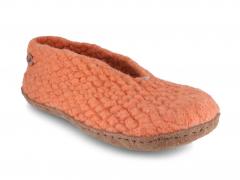 WoolFit� handgewebte Damenhausschuhe Woolies, aprico 