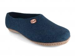 WoolFit� handgefilzte Slipper Classic, blau