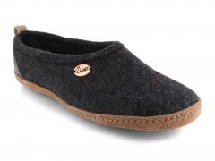 WoolFit� Highland hoher Filzhausschuh, dunkelgrau