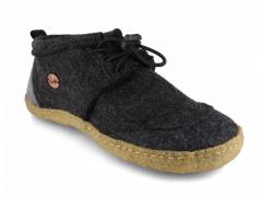 WoolFit� Barfu�hausschuh Unisex Nomad, dunkelgrau
