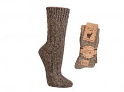 WoolFit� Alpaka Wollsocken aus 100% Wolle, braun