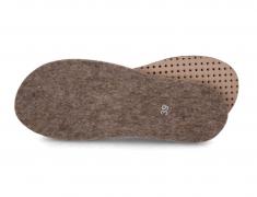 WoolFit Deluxe Einlegesohle Vitus, torf