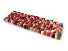 WoolFit� Filzkugeln Tischdeko quadratisch 40*40cm, bunt