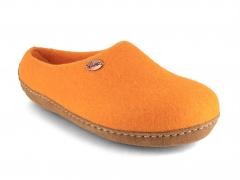 WoolFit� Filzpantoffel Footprint, orange   f�r 64,90 EUR
