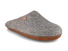 WoolFit� Filzpantoffeln Tibet, steingrau