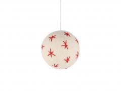 WoolFit� Weihnachtskugel aus Filz mit Sternen, wei�