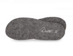 WoolFit� d�nne Filz-Einlegesohlen 3mm, hellgrau 