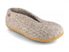 WoolFit� Woolies mit Naturgummisohle, natur